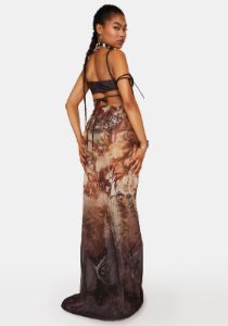 Cut Out Maxi Dress sold by Dolls Kill