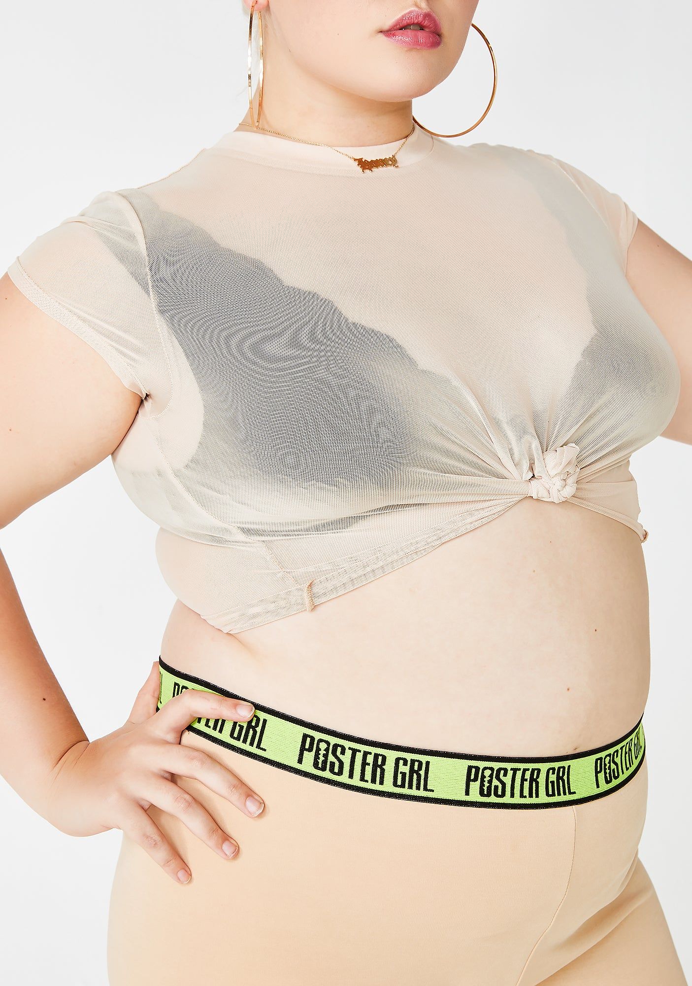 Charmed Miss Ya Knot Sheer Tee sold by Dolls Kill product image thumbnail 3