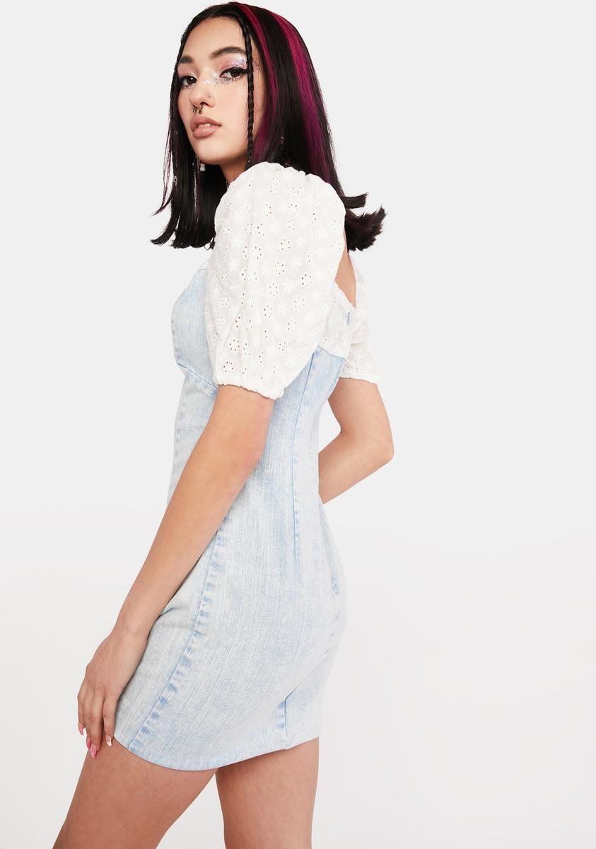Heaven Sent Mini Dress sold by Dolls Kill product image thumbnail 4