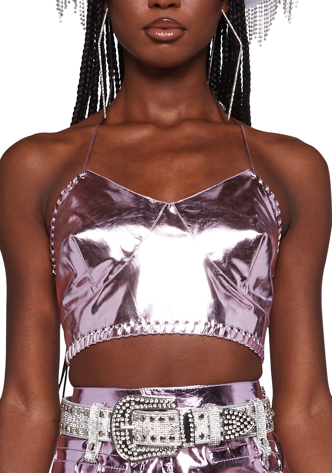 Milena Halter Neck Bralette sold by Dolls Kill product image thumbnail 5