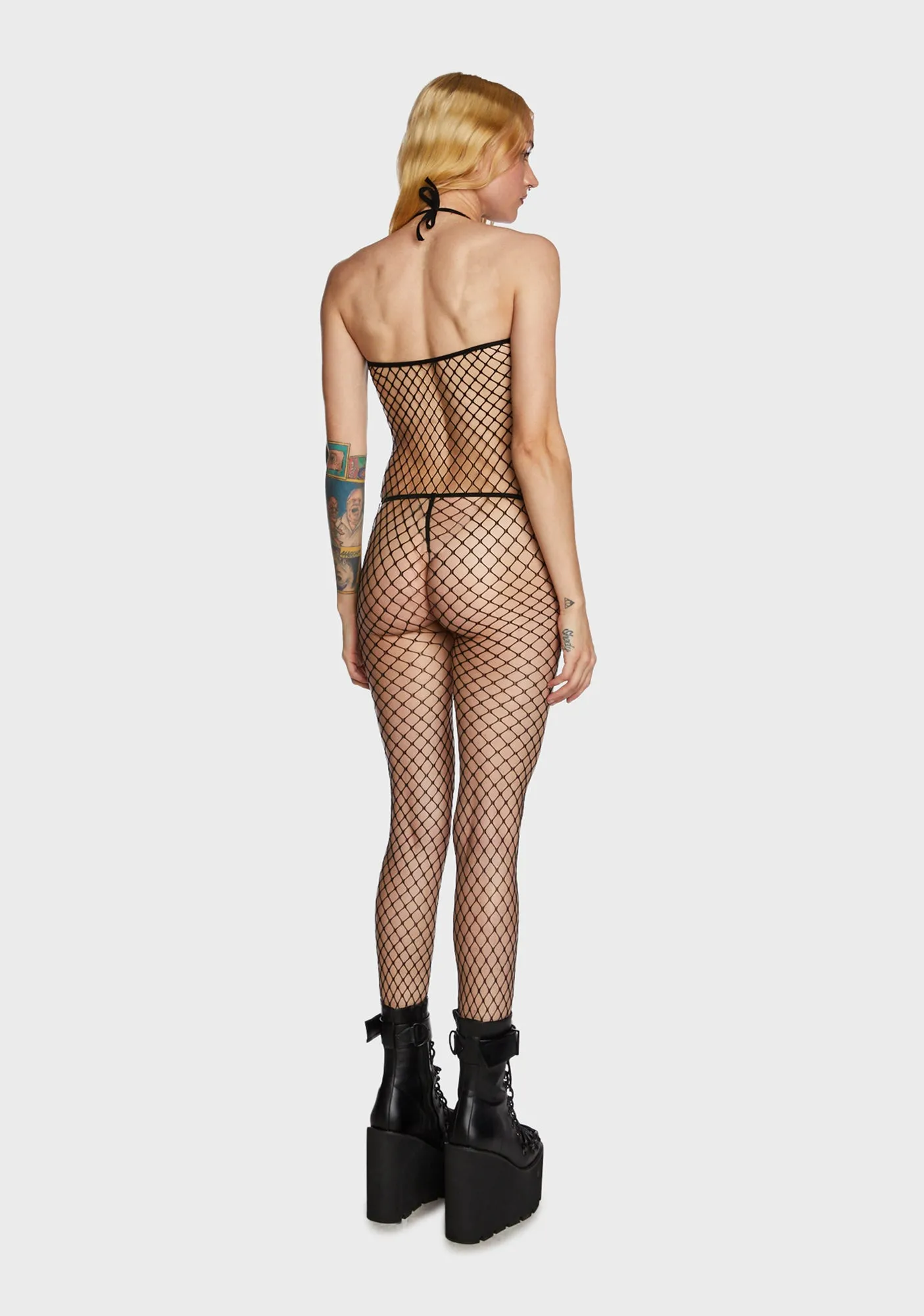 Causing Havoc Fishnet Bodystocking sold by Dolls Kill product image thumbnail 5