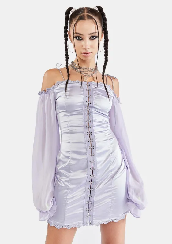 Lilac Genie Mini Dress sold by Dolls Kill