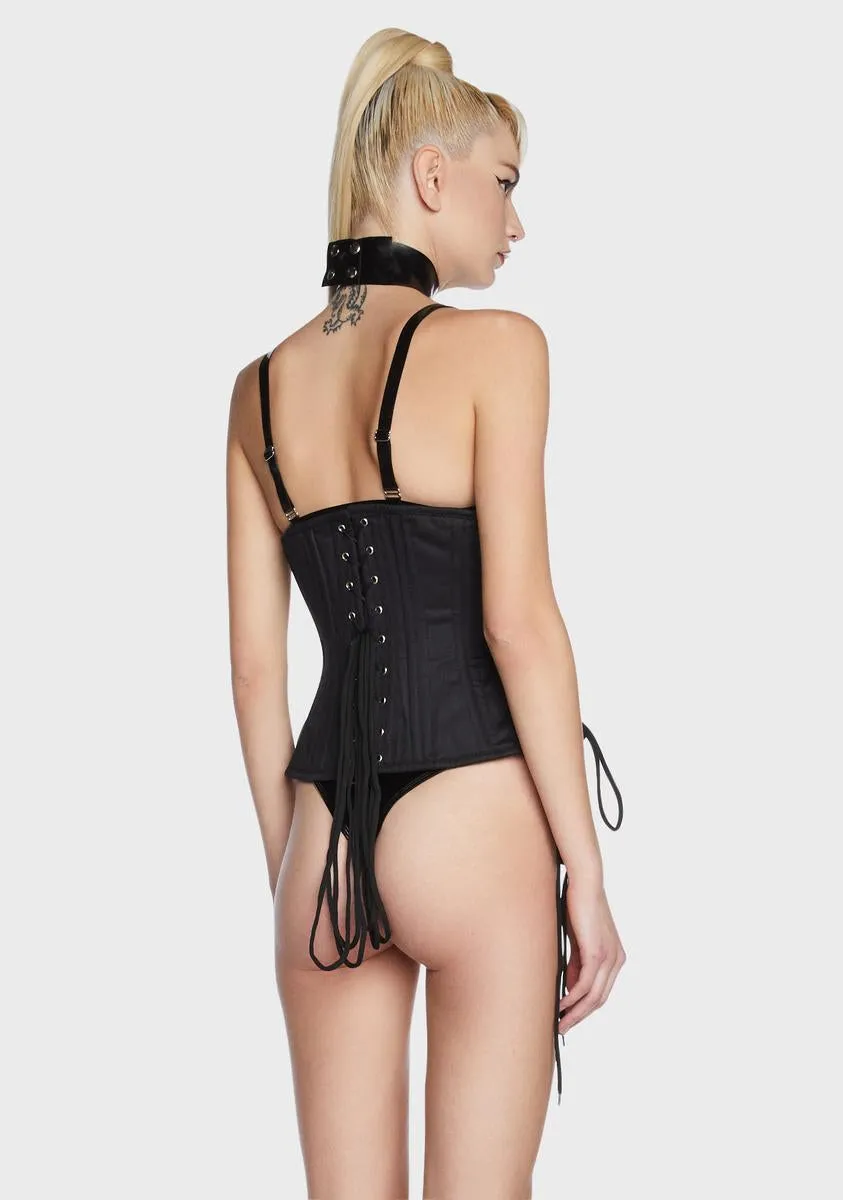 Top Drawer Satin Curvy Waist Cincher sold by Dolls Kill product image thumbnail 4