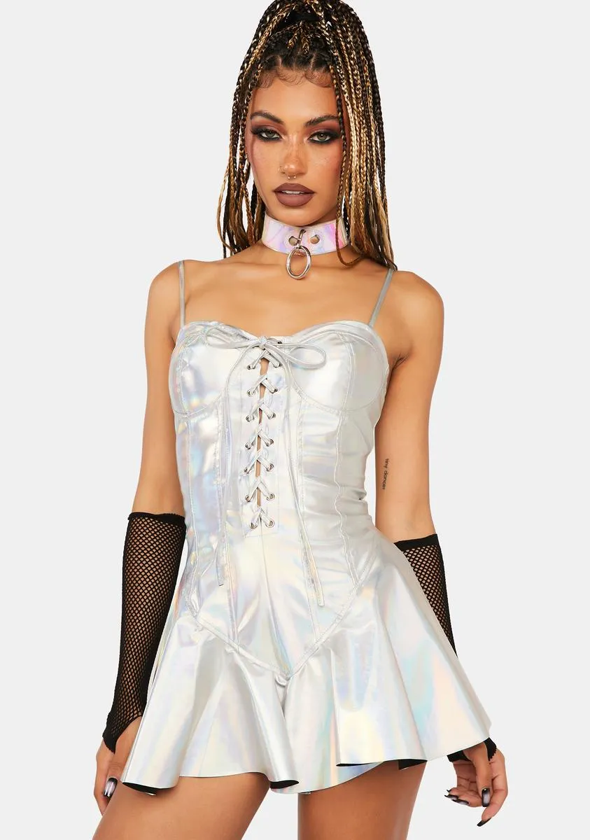 Cosmic Maximized Pleasure Mini Dress sold by Dolls Kill