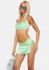 Lime Challenge Me Skirt Set sold by Dolls Kill