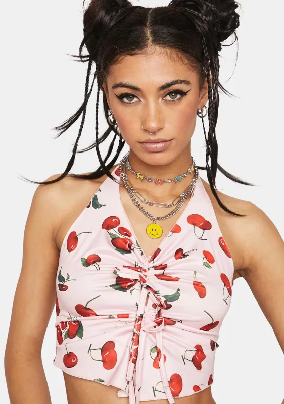 Sweet Taste Halter Top sold by Dolls Kill