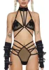 Digital Submission Fishnet Bodysuit sold by Dolls Kill