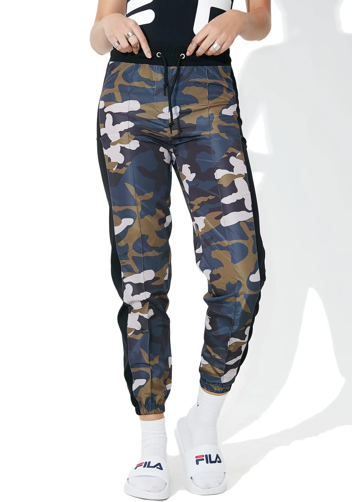 Camo Joggers sold by Dolls Kill