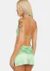 Lime Challenge Me Skirt Set sold by Dolls Kill
