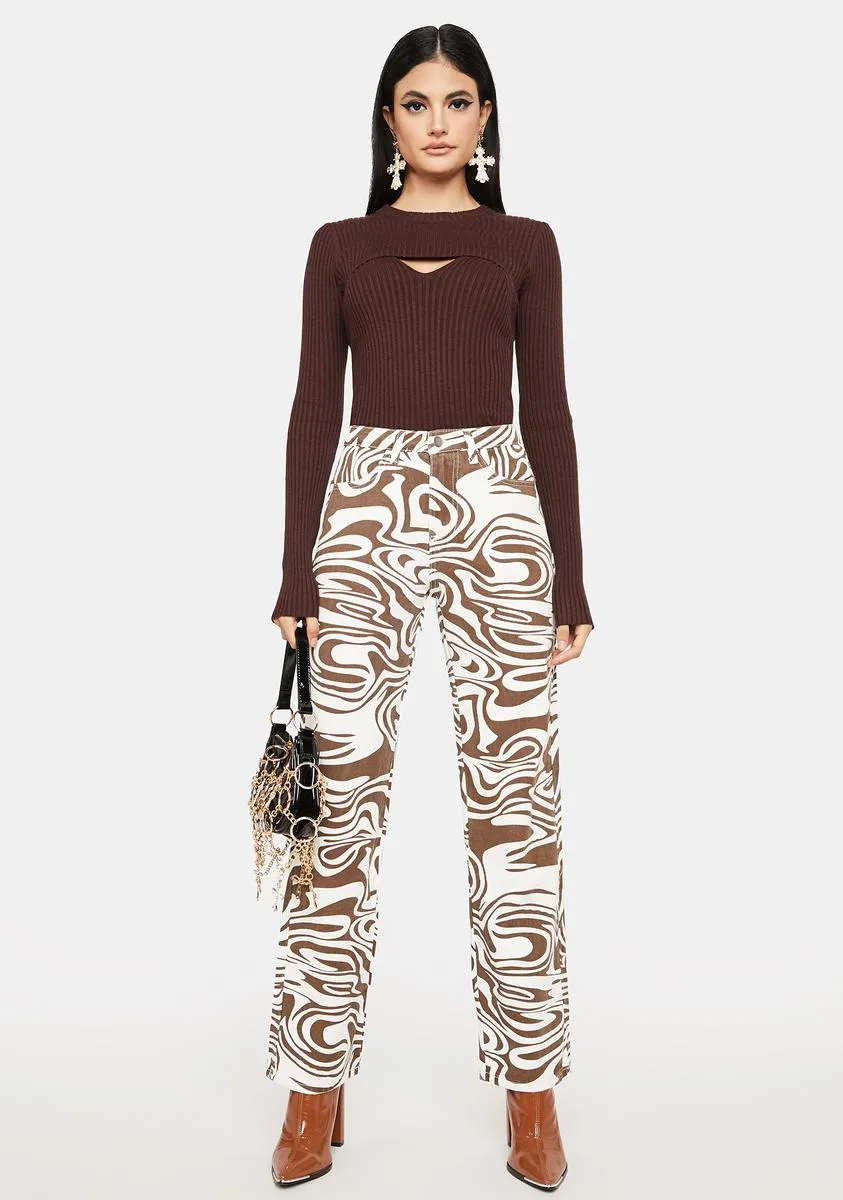 Alana Double Layer Knitted Top sold by Dolls Kill product image thumbnail 3