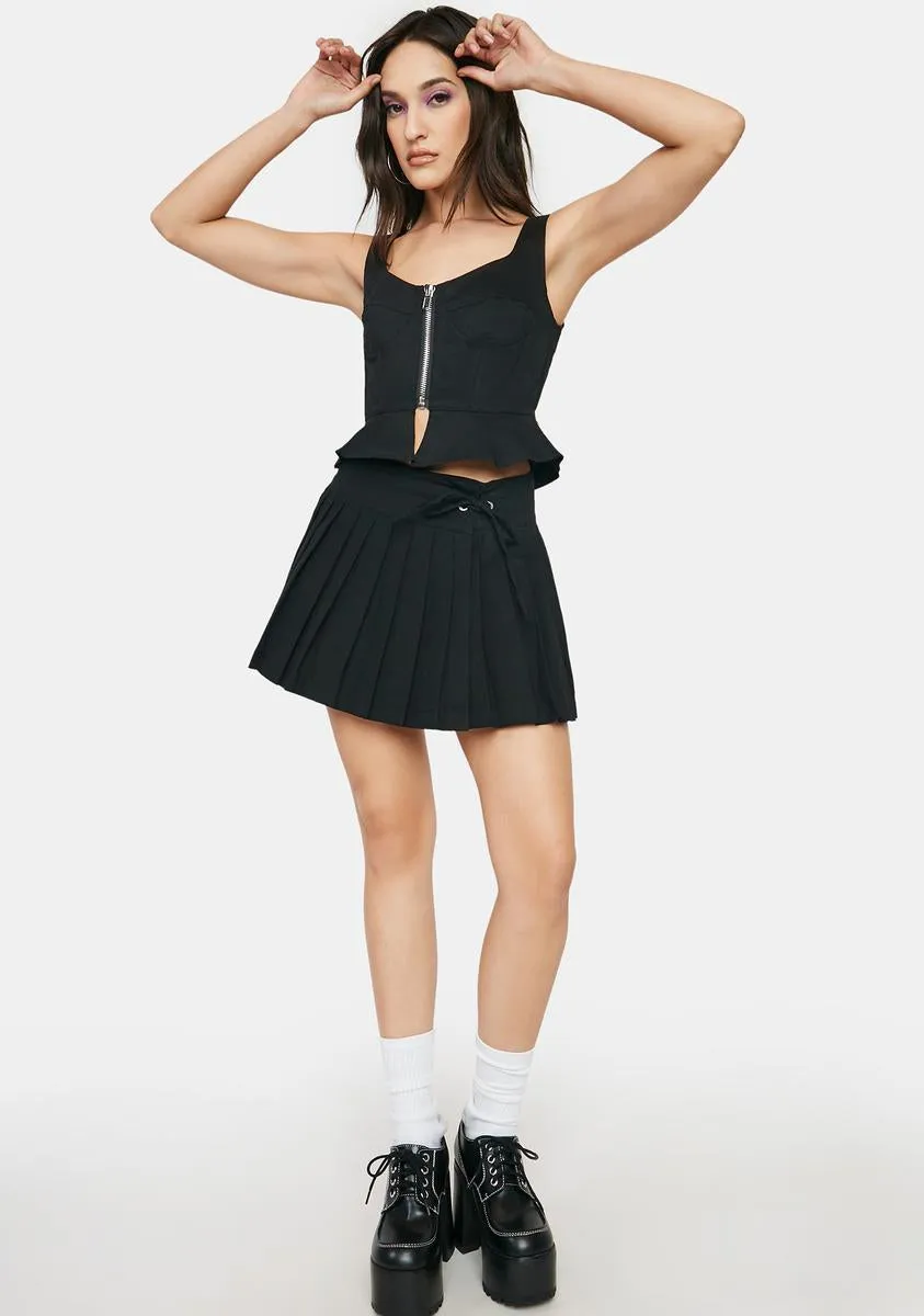 Sharp Tongue Corset Top sold by Dolls Kill product image thumbnail 3