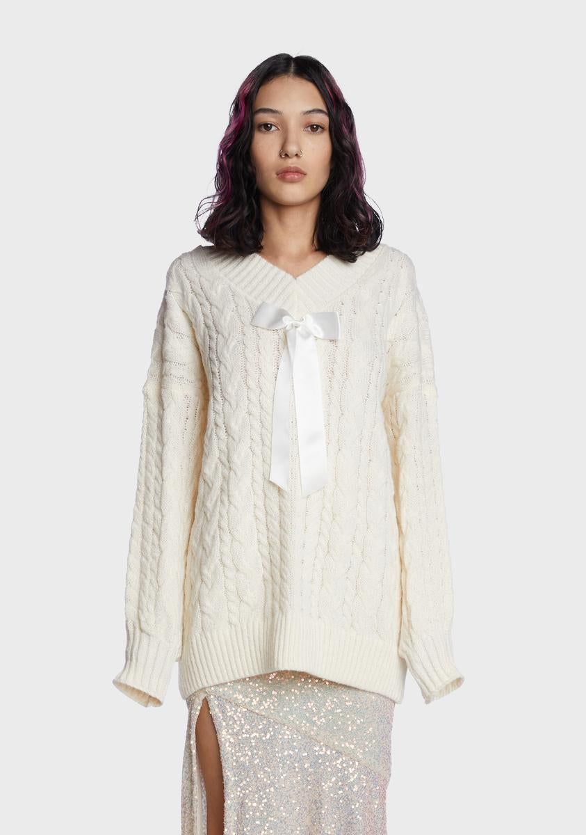 Practice Makes Perfect Knit Sweater sold by Dolls Kill