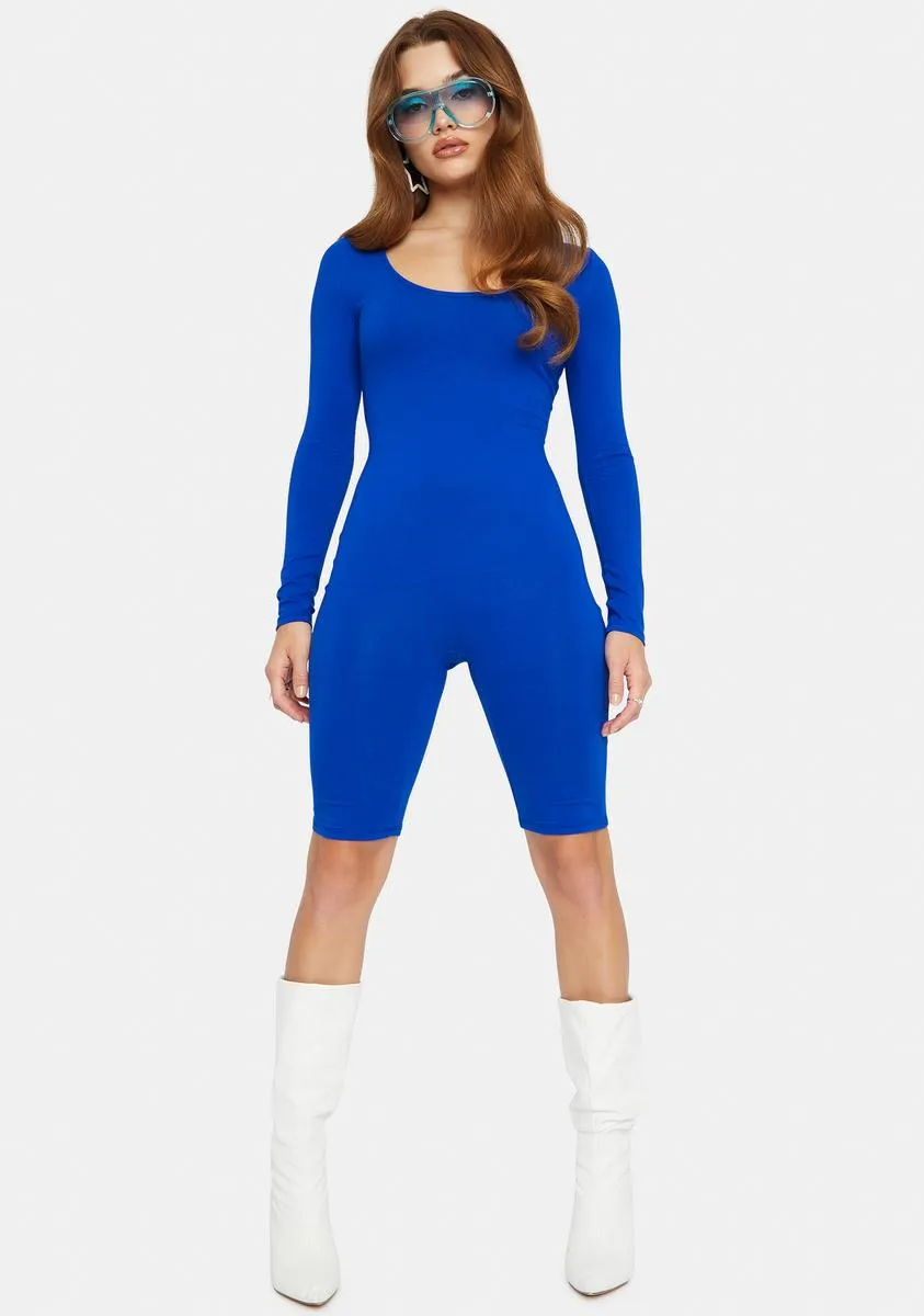 Royal Fast Paced Bike Short Romper sold by Dolls Kill product image thumbnail 3