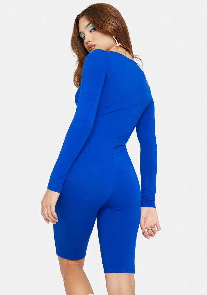 Royal Fast Paced Bike Short Romper sold by Dolls Kill product image thumbnail 4