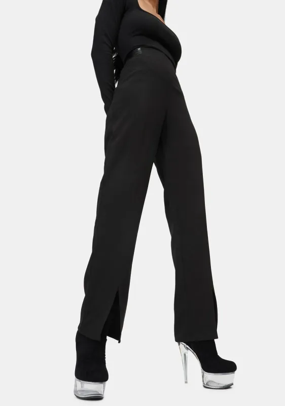 Ella Split Cuff Trousers sold by Dolls Kill