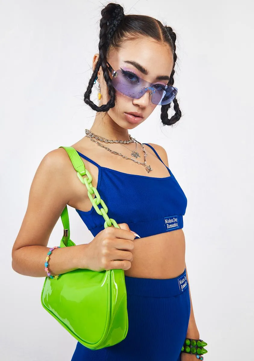 Rib Cobalt Modern Day Romantics Esme Bralette sold by Dolls Kill product image thumbnail 2