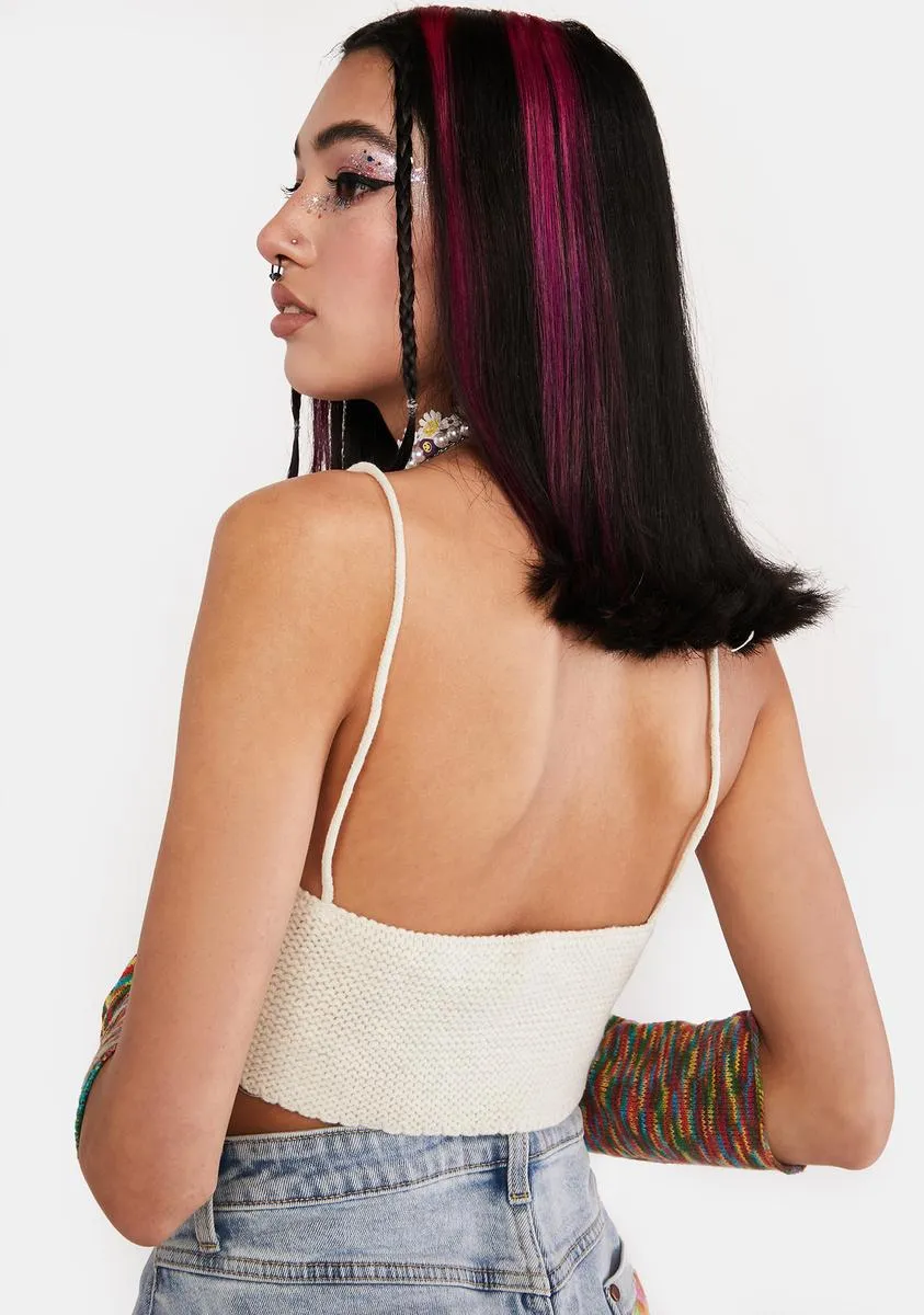 Brunch Date Crochet Crop Top sold by Dolls Kill product image thumbnail 4