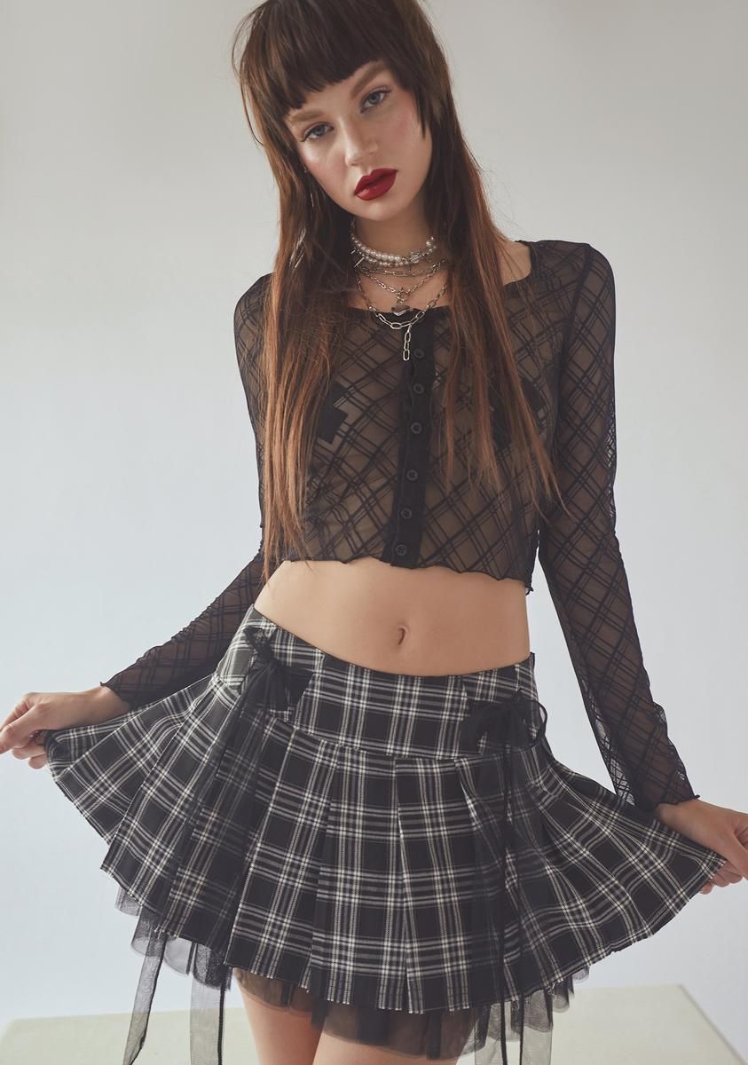 Not So Innocent Plaid Skirt sold by Dolls Kill product image thumbnail 2