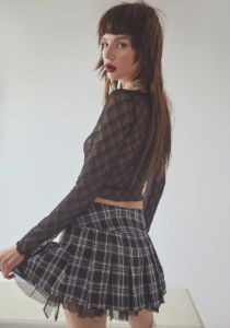 Not So Innocent Plaid Skirt sold by Dolls Kill