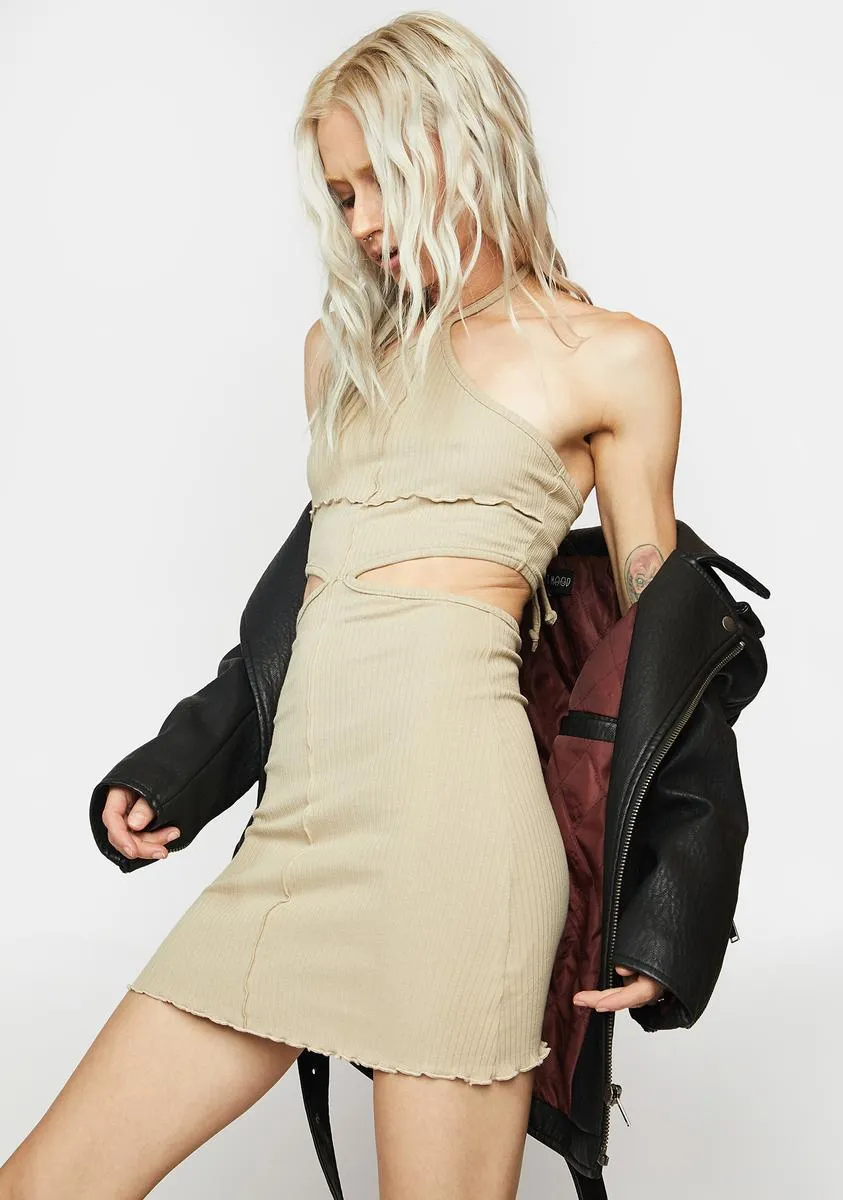 Sand Halter Dress sold by Dolls Kill product image thumbnail 2