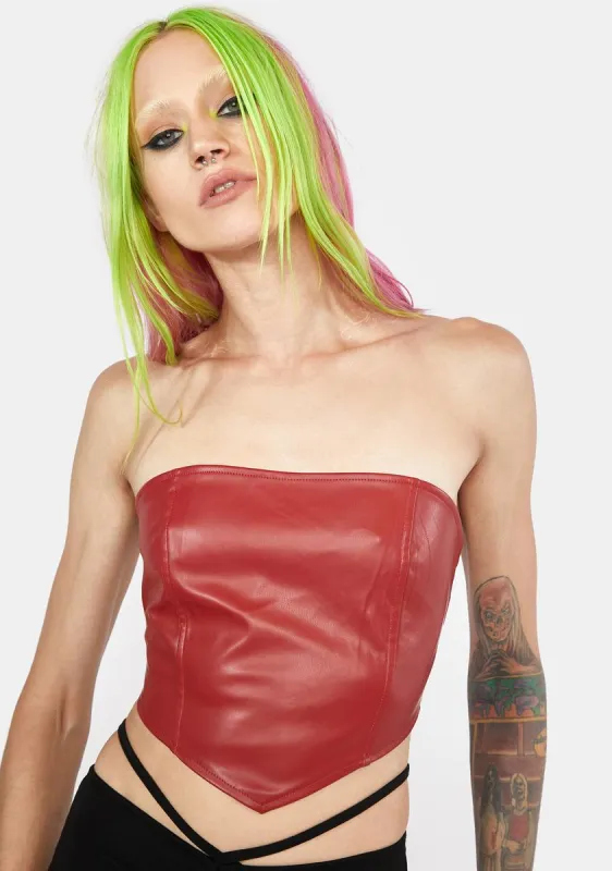 Pleasure's Building Tube Top sold by Dolls Kill