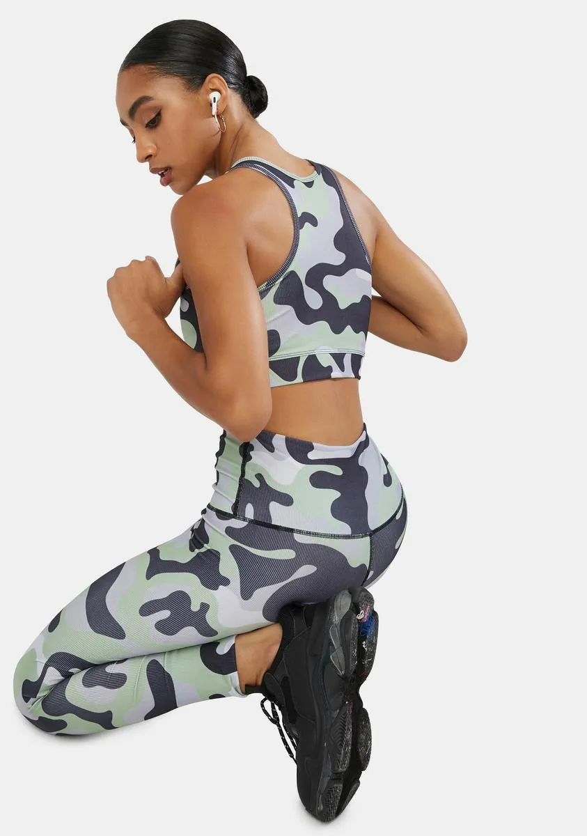 Dove Reporting 4 Duty Camo Sports Bra sold by Dolls Kill product image thumbnail 4
