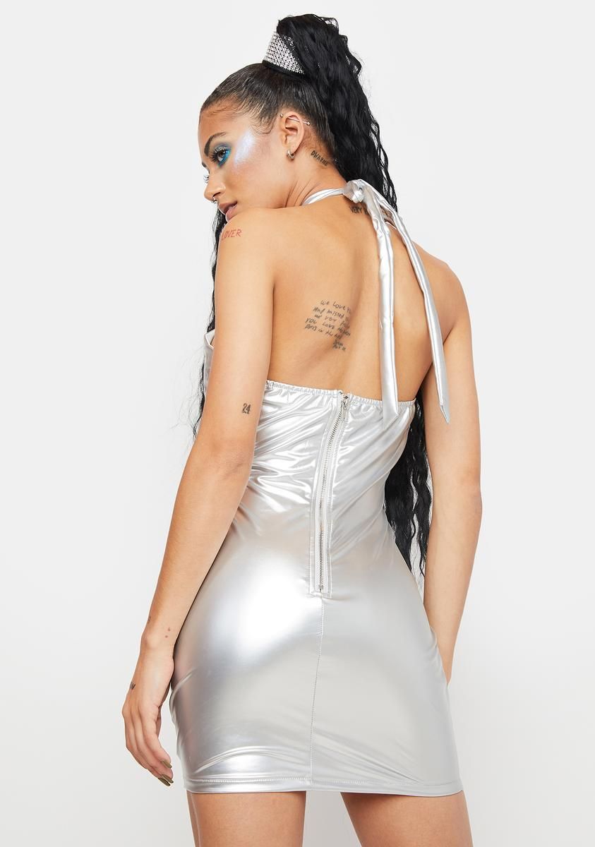 Moonlight Running The Show Halter Dress sold by Dolls Kill product image thumbnail 4