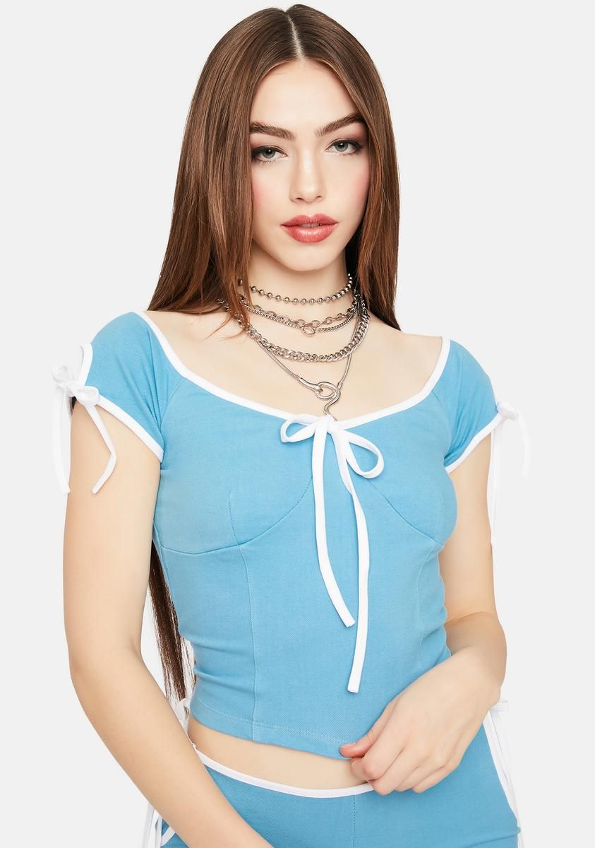 Saturn Crop Top sold by Dolls Kill