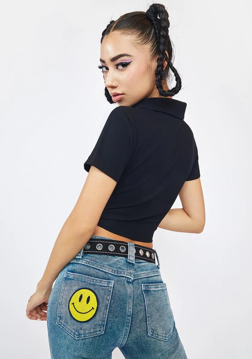 Cropped Polo Shirt sold by Dolls Kill product image thumbnail 4