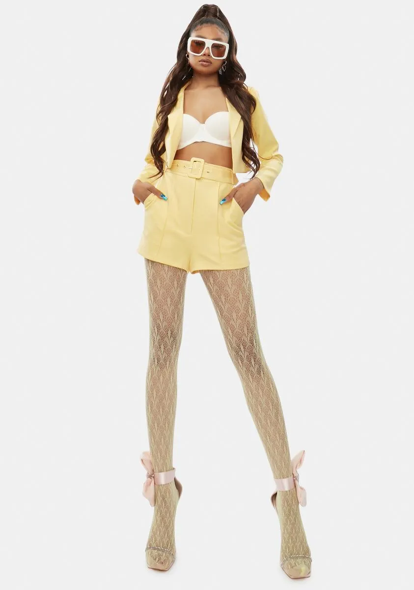 Daffodil It's Who You Know Shorts Set sold by Dolls Kill product image thumbnail 3