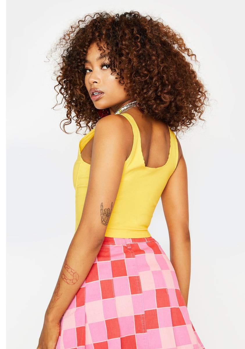 Lemon Down For It Corset Top sold by Dolls Kill product image thumbnail 4