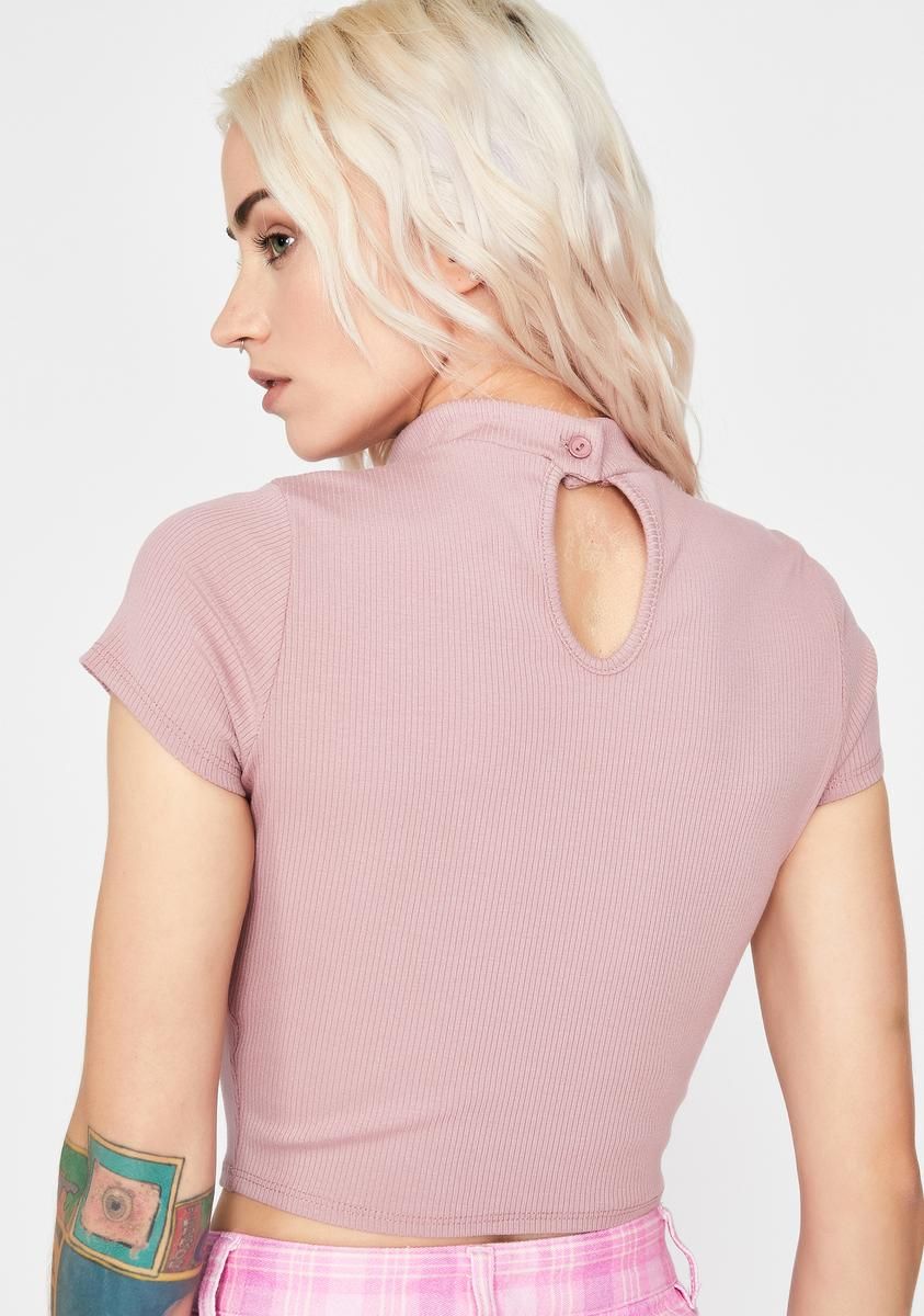 Rose Love More Cut-Out Top sold by Dolls Kill product image thumbnail 4