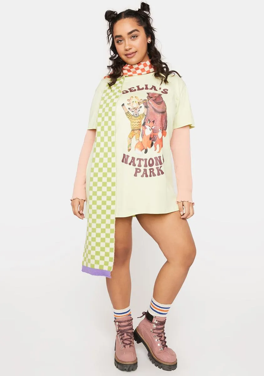 Plus Crystal Cabins Oversized Graphic Tee sold by Dolls Kill product image thumbnail 3