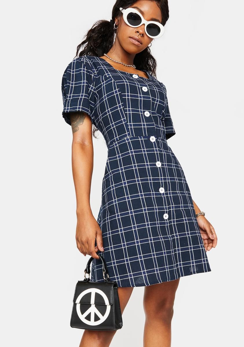 Got You Addicted Plaid Mini Dress sold by Dolls Kill product image thumbnail 2