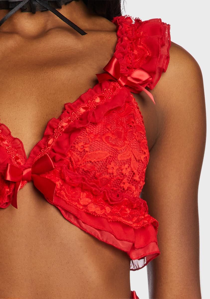 Ruby Everybody Needs Somebody Lace Bralette sold by Dolls Kill product image thumbnail 2