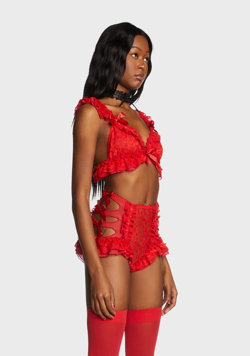 Ruby Everybody Needs Somebody Lace Bralette sold by Dolls Kill product image thumbnail 3
