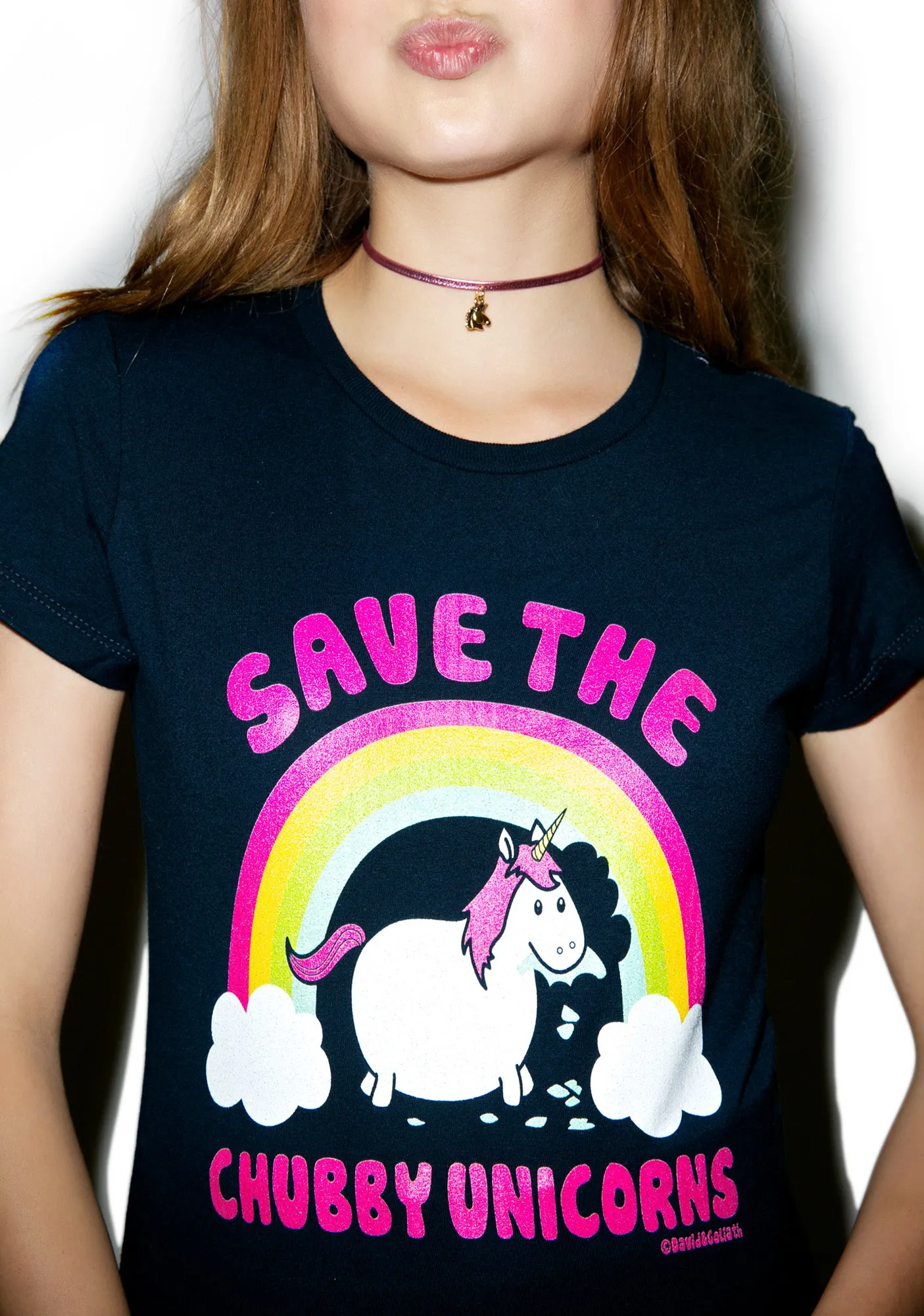 Chubby Unicorn Tee sold by Dolls Kill product image thumbnail 2