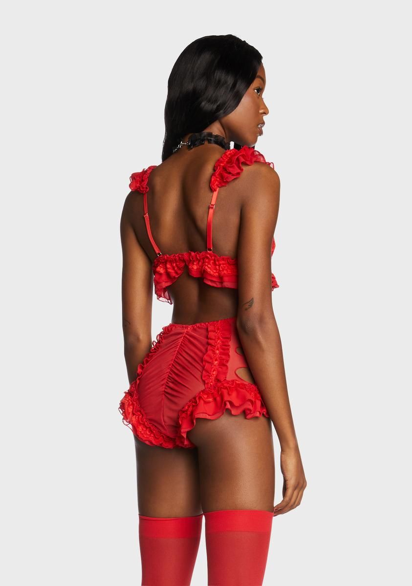 Ruby Everybody Needs Somebody Lace Bralette sold by Dolls Kill product image thumbnail 4