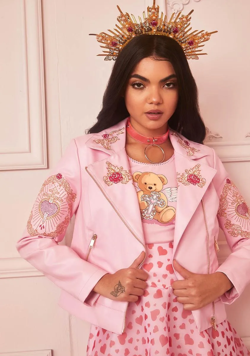 Faith In Fantasy Moto Jacket sold by Dolls Kill