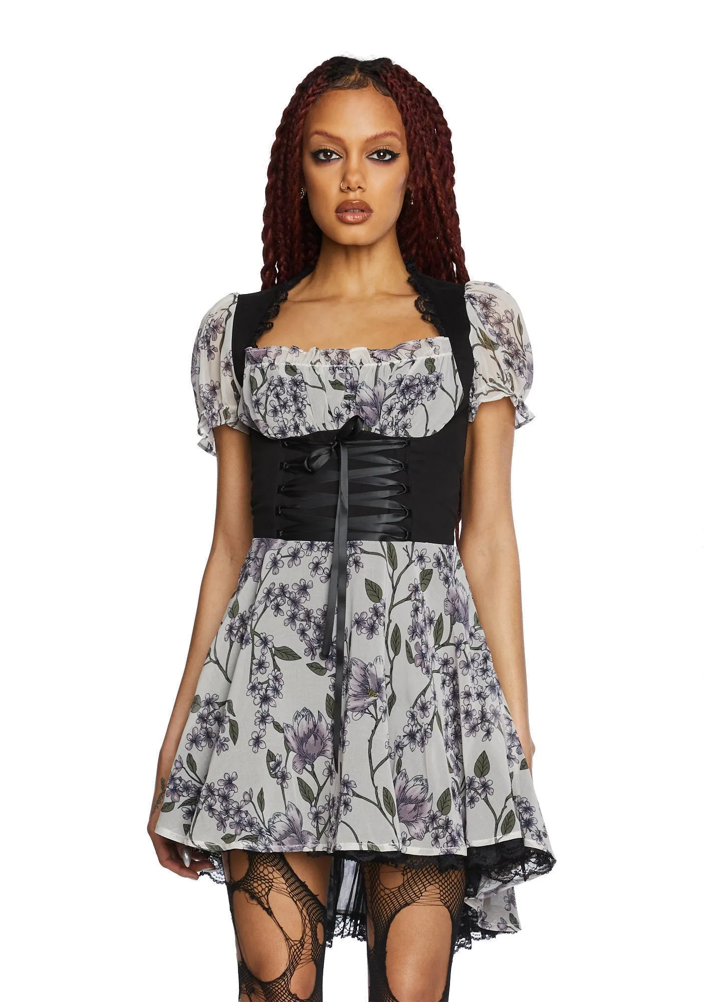 Spells And Hexes Corset Dress sold by Dolls Kill