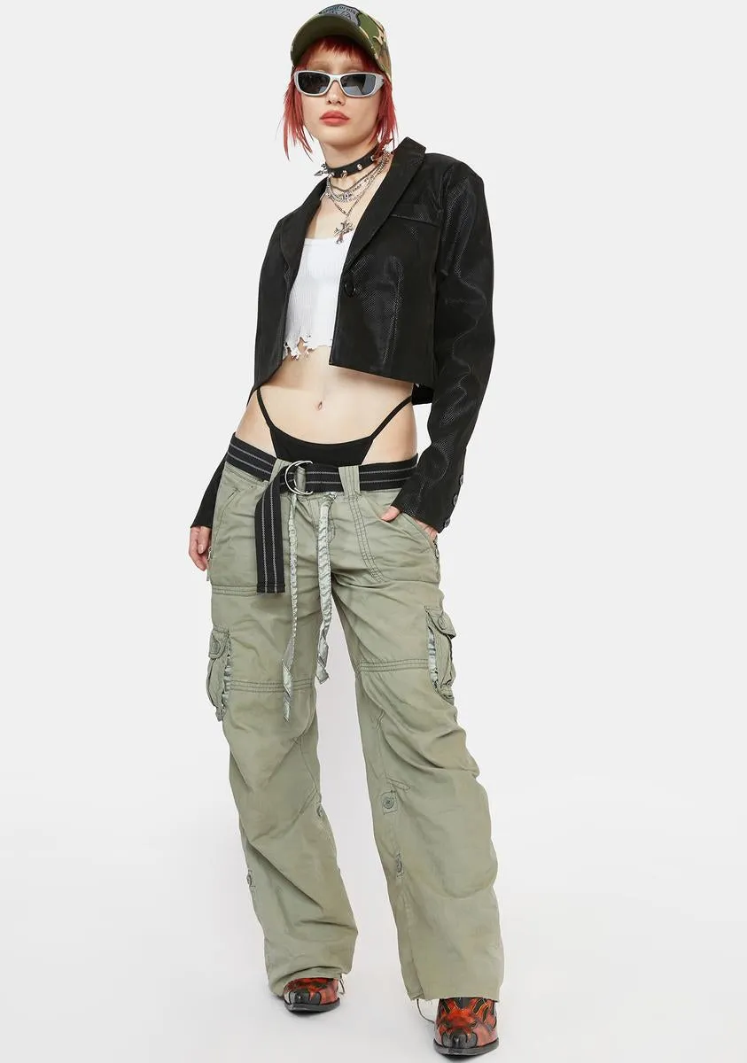 Black Farrah Blazer sold by Dolls Kill product image thumbnail 3