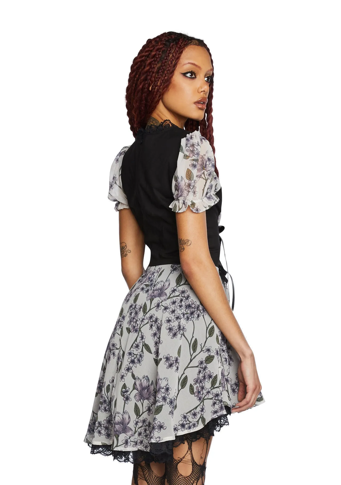 Spells And Hexes Corset Dress sold by Dolls Kill product image thumbnail 4