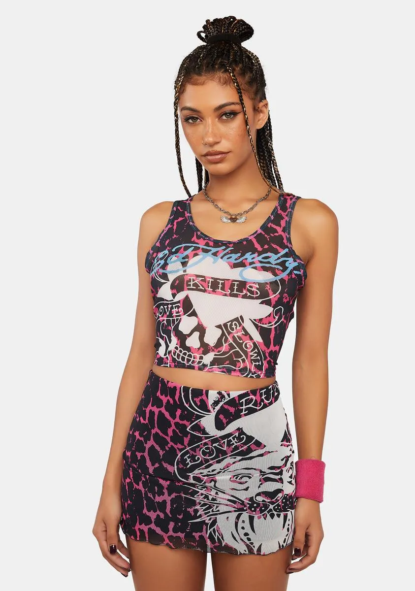 Love Tiger Mini Skirt sold by Dolls Kill product image thumbnail 2