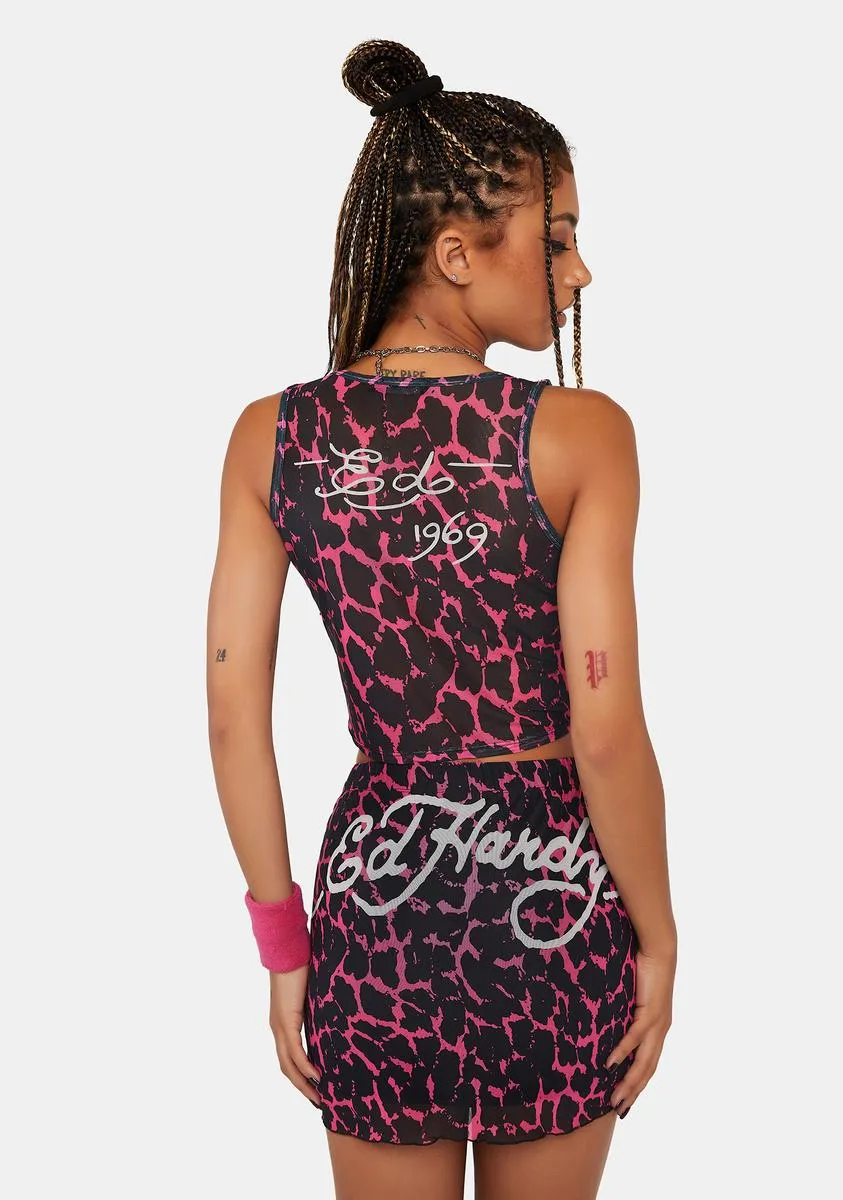 Love Tiger Mini Skirt sold by Dolls Kill product image thumbnail 4