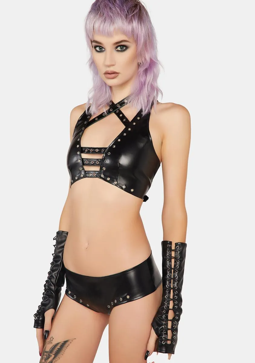 Vibe Bondage Lingerie Set sold by Dolls Kill product image thumbnail 2