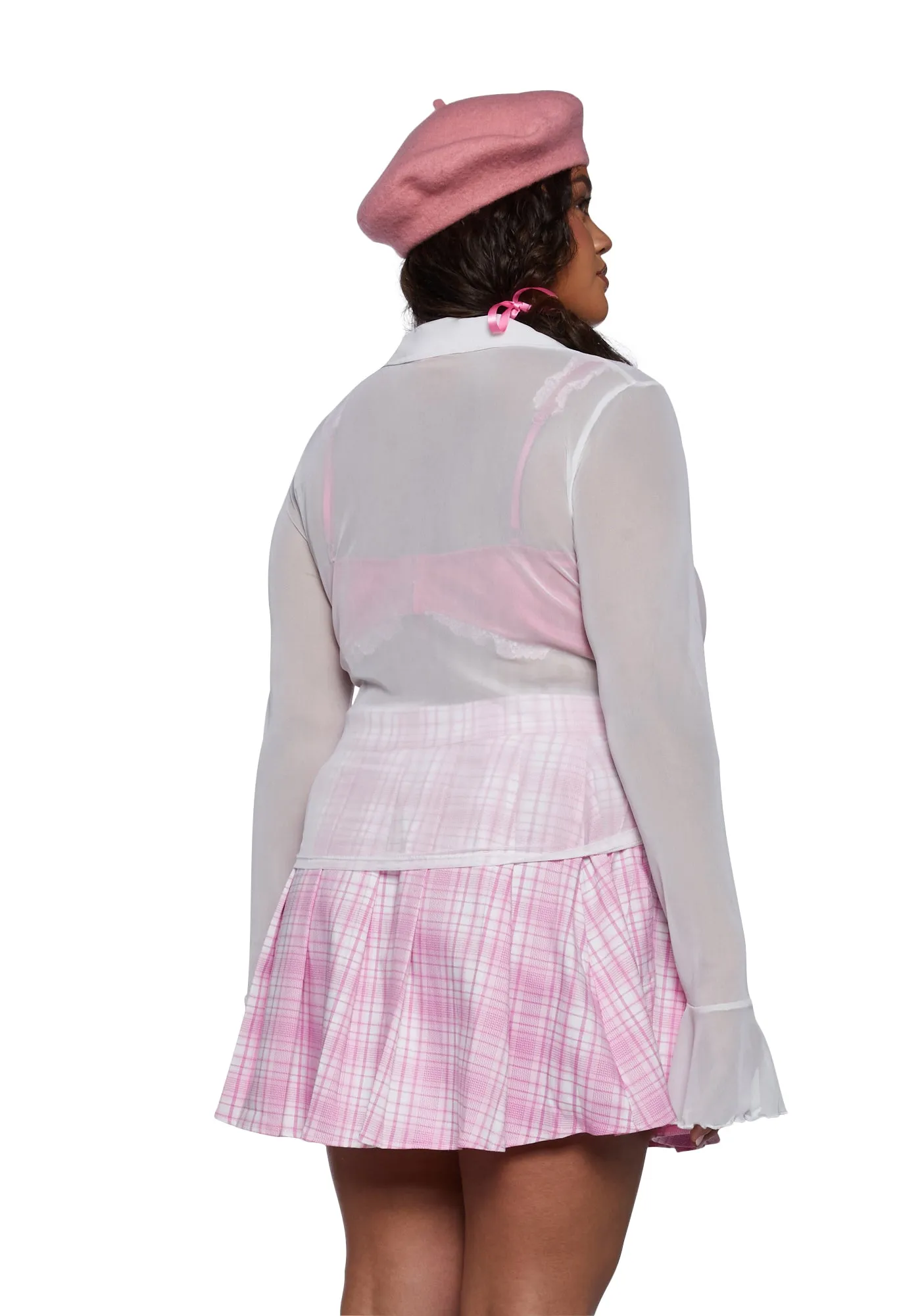 Plus Ascend Your Throne Crop Top sold by Dolls Kill product image thumbnail 4