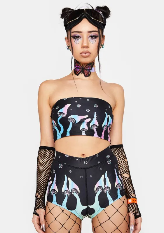Mushroom Booty Shorts Set sold by Dolls Kill