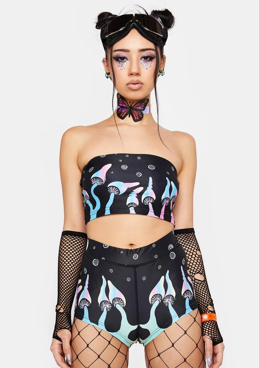 Mushroom Booty Shorts Set sold by Dolls Kill