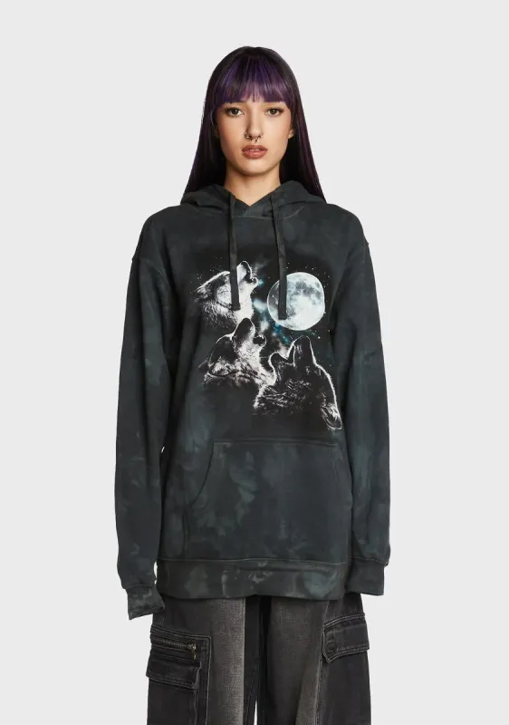Three Wolf Moon Hoodie sold by Dolls Kill