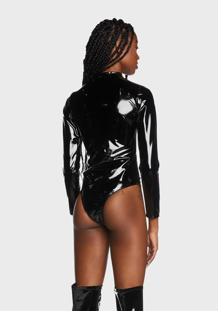 Zipper Long Sleeve Bodysuit sold by Dolls Kill product image thumbnail 4